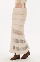 Three-dimensional woolen decorative skirt long